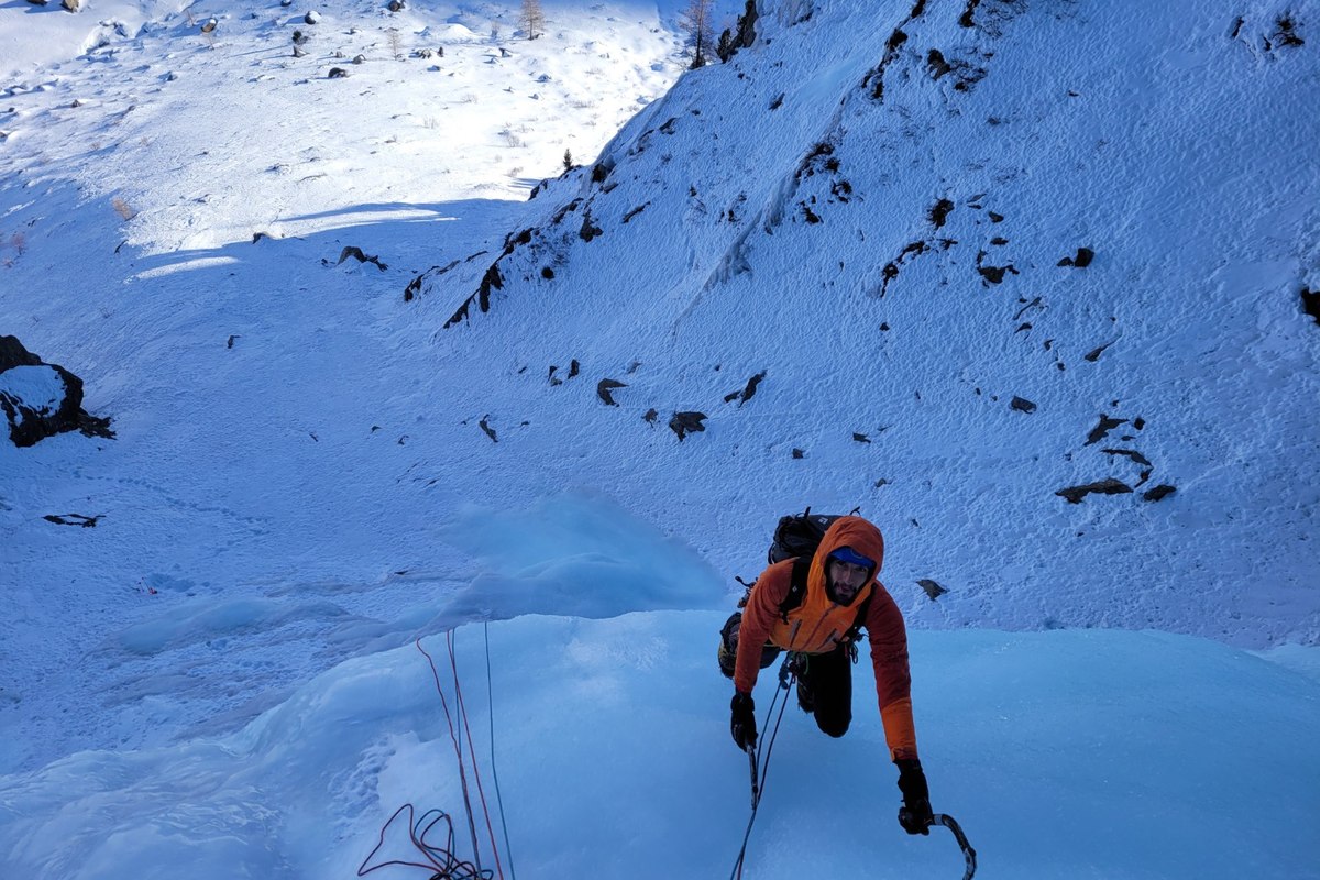 Cascade de glace - Montagne Escape